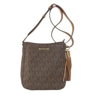 Michael Kors Signature Brown Canvas shoulder